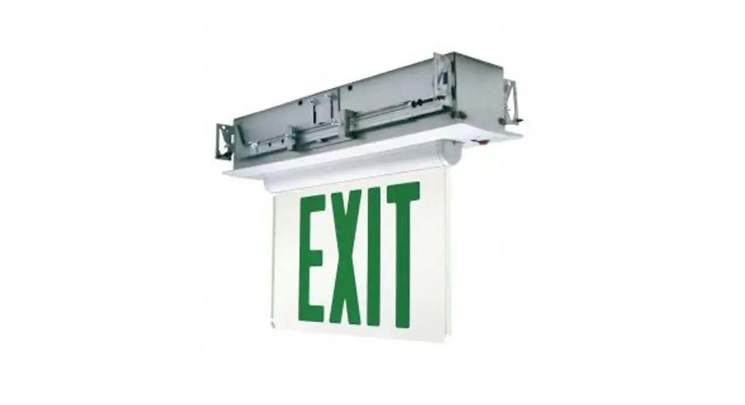 Leviton Rexa Series Surface Mount Led Edge-lit Exit Sign Instruction Manual