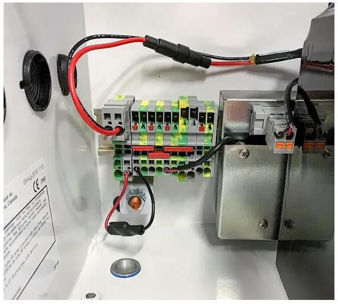 TSI 854036 Environmental DustTrak Rechargeable Battery System - Route the Harness and Connect to DIN Rail