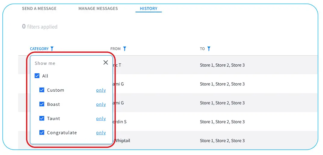 Smack Talk in HME Cloud on a Desktop Browser - custompageglk