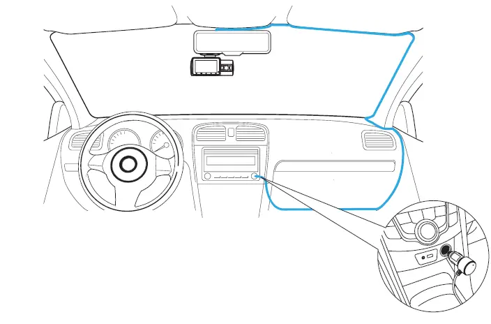 TYPE S BT532871 Ultra HD 4K Dual View Dashcam with 2K Cabin View Cam-16