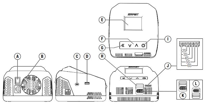 SPEKTRUM S1100 G2 AC Smart Charger - Fig