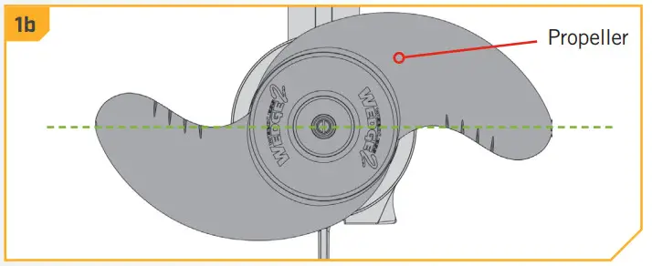 MINN KOTA Fortrex Bow7 - INSTALLING THE PROP b