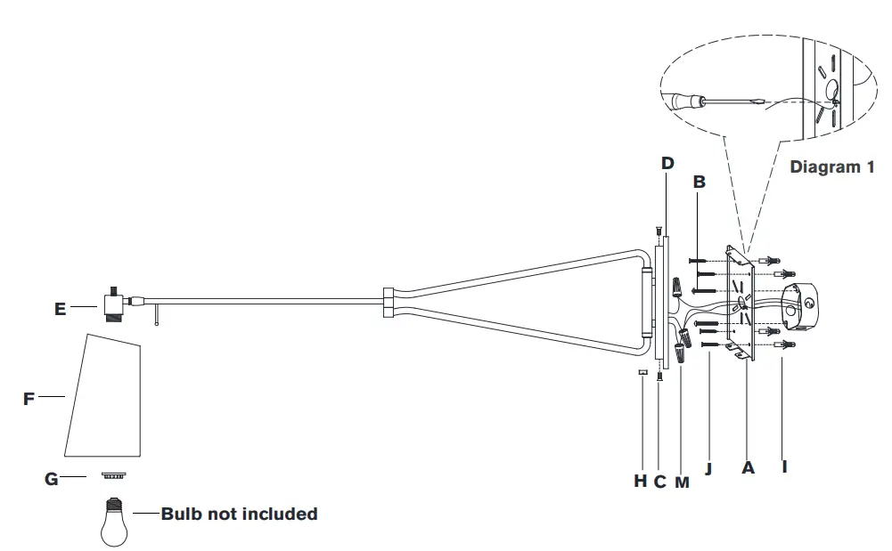VISUAL COMFORT ARN 2651 Keil Large Swing Arm Wall Light-fig2