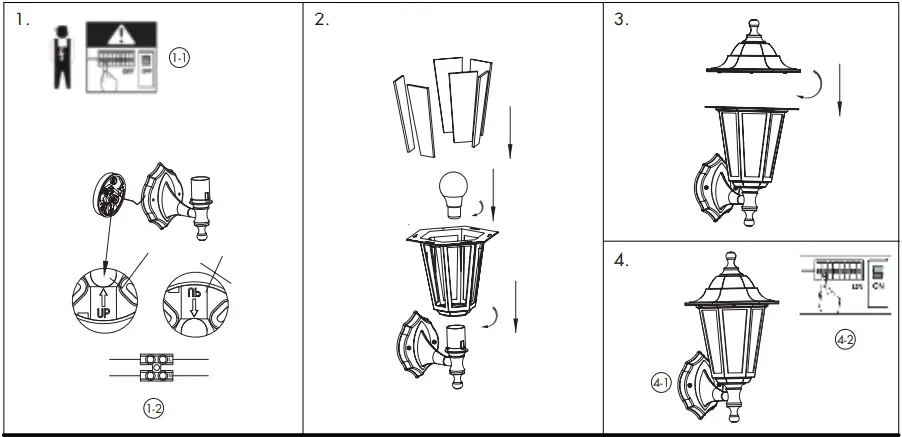QAZQA 92621 New Haven WL Antique Romantic Outdoor Wall Light-FIG3