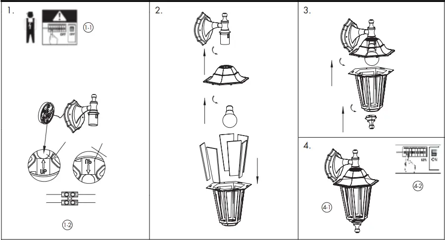 QAZQA 92621 New Haven WL Antique Romantic Outdoor Wall Light-FIG4