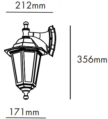 QAZQA 92621 New Haven WL Antique Romantic Outdoor Wall Light-FIG5