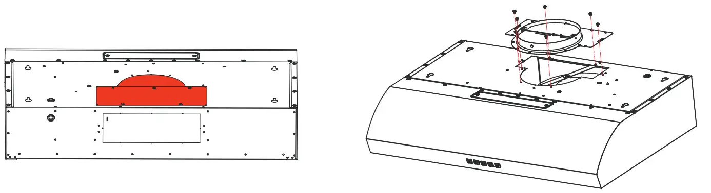 XOE230S 30 Inch 400 CFM Under Cabinet Range Hood - STEP 4