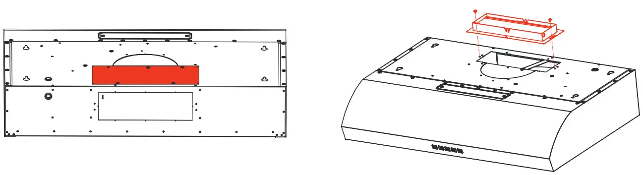 XOE230S 30 Inch 400 CFM Under Cabinet Range Hood - STEP 5