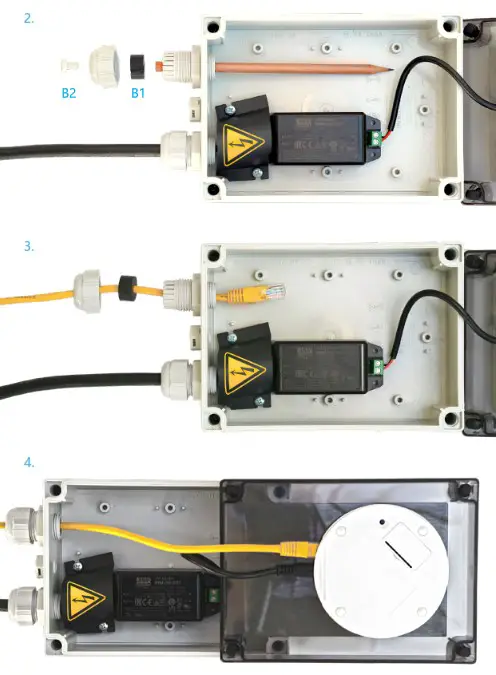 TREON 1131 Gateway in Protective Enclosure - Open the enclosure 2