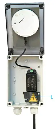 TREON 1131 Gateway in Protective Enclosure - Open the enclosure