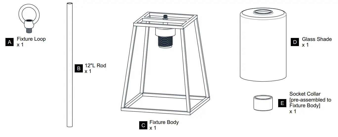 QUOIZEL PRC1508BN 1 Light 8 inch Brushed Nickel Mini Pendant Ceiling Light fig 2