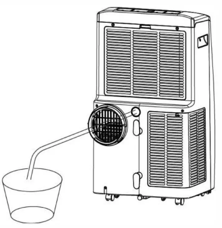 GYMAX FP10115US-WH+ Portable Air Conditioner 12