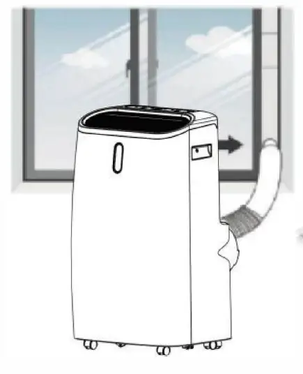 GYMAX FP10115US-WH+ Portable Air Conditioner 7