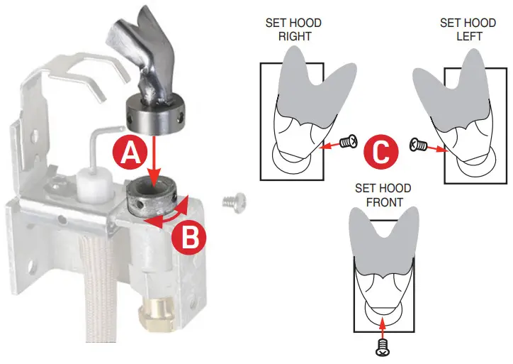 resideo Q3451U Universal Pilot Burner -See Cross Reference for position.