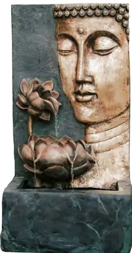 XBRAND CR3012BDFTNA Buddah Face Fountain-fig1