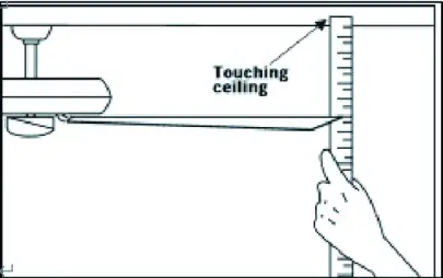 Parrot Uncle F4706BK110V 42 Inch Indoor Black Modern Retractable Crystal Fan - AFTER INSTALLATION