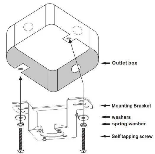 Parrot Uncle F4706BK110V 42 Inch Indoor Black Modern Retractable Crystal Fan - CIRCUIT BREAKER