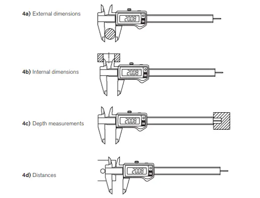CONRAD 1326418 Helios Preisser Digi-Met Digital Caliper - Fig