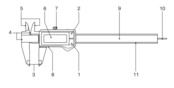 CONRAD 1326418 Helios Preisser Digi-Met Digital Caliper - Fig5