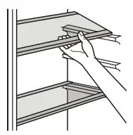 Haier HRF360T series Fridge Freezer - Movable shelves