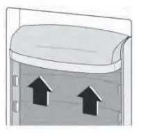 Haier HRF360T series Fridge Freezer - Positioning the door balconies