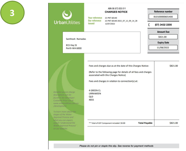 UrbanUtilities Developer Services Application Portal - fig 10