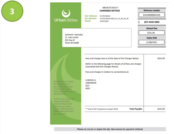 UrbanUtilities Developer Services Application Portal - fig 14