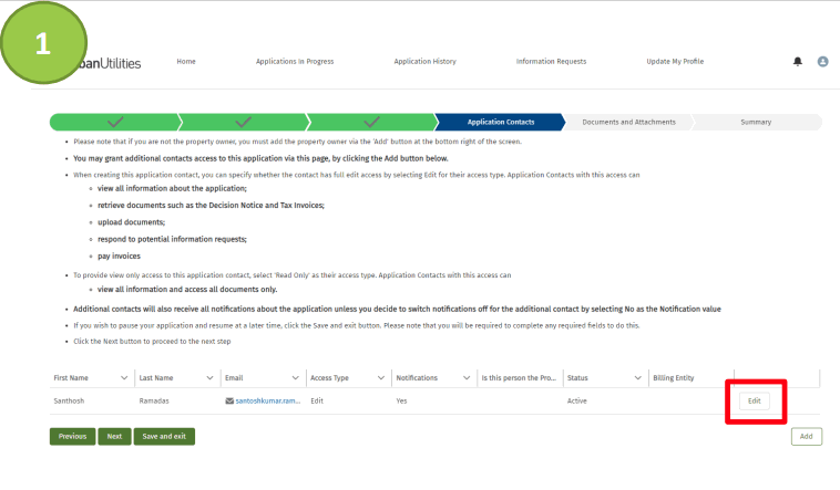 UrbanUtilities Developer Services Application Portal - fig 16