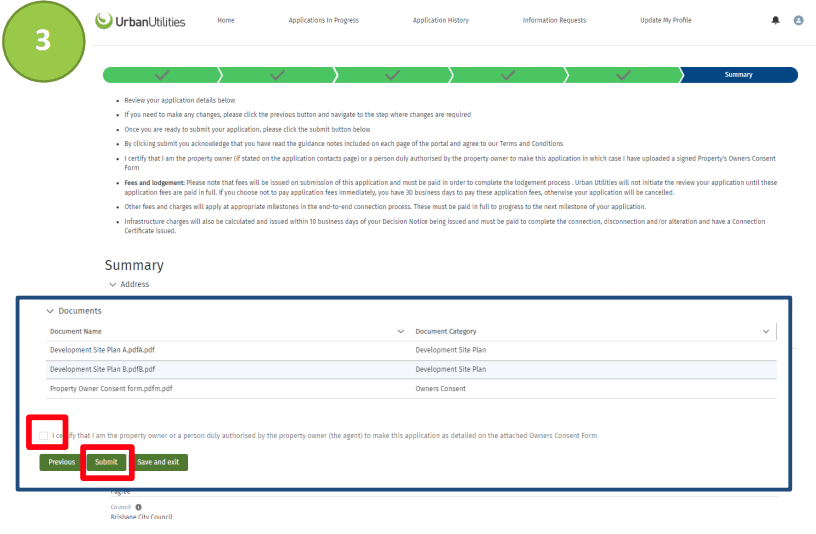 UrbanUtilities Developer Services Application Portal - fig 3