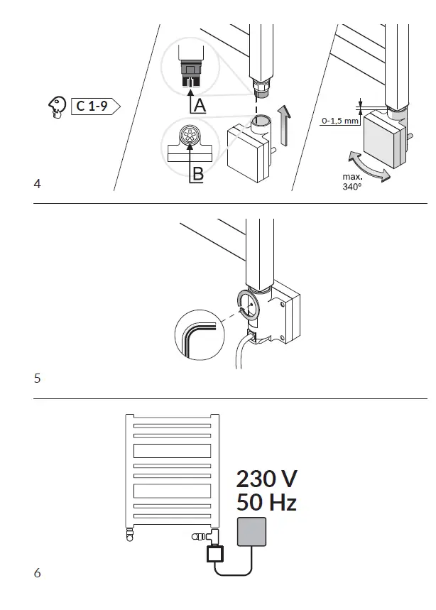 SCREWFIX-1953BTU-Radiator-Terma-Camber-Wall-Mounted-Smart-Designer-White1000W-FIG-12