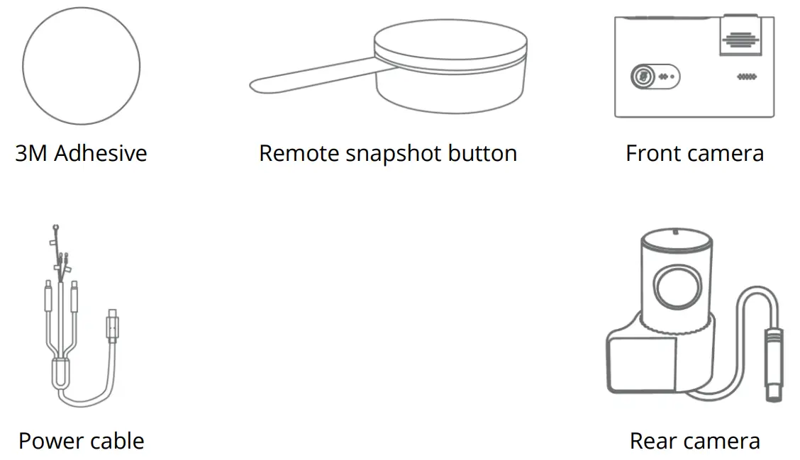 DDPAI X2S Pro Dual Channel Dashcam - fig 1