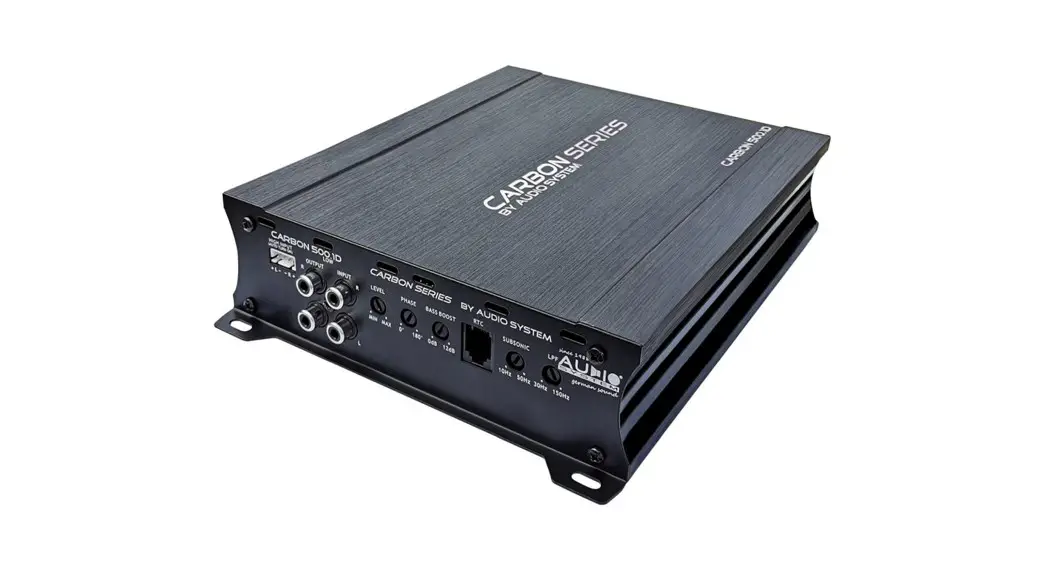 Audio System Carbon-500.1d High Performance Car Amplifier Owner's Manual Audio System Carbon-500.1d High Performance Car Amplifier Owner's Manual