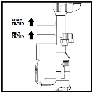 cleaning the filters