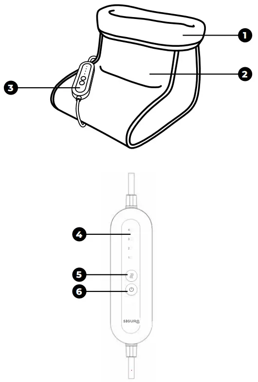 SIGURO SGR-EB-R150Y Foot Warmers -