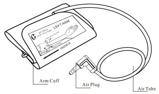SEJOY-DBP-6296B-Arm-Type-Fully-Automatic-Digital-Blood-Pressure-Monitor-fig 2