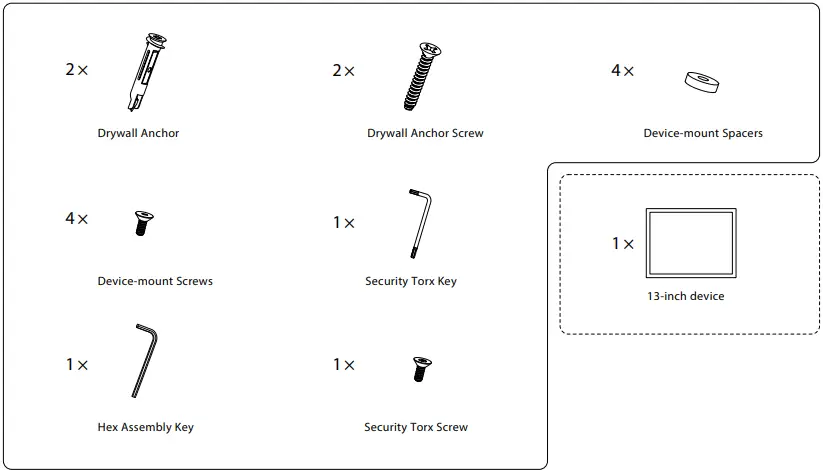 VISIONECT Wall Mount 13-In Devices-fig2