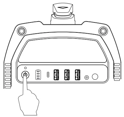 ACOPOWER PS500N 500W Portable Solar Generator - When not in us