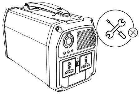 ACOPOWER PS500N 500W Portable Solar Generator - disassemble