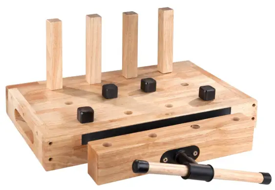 Westfalia 94 53 56 Mini Rubberwood Workbench