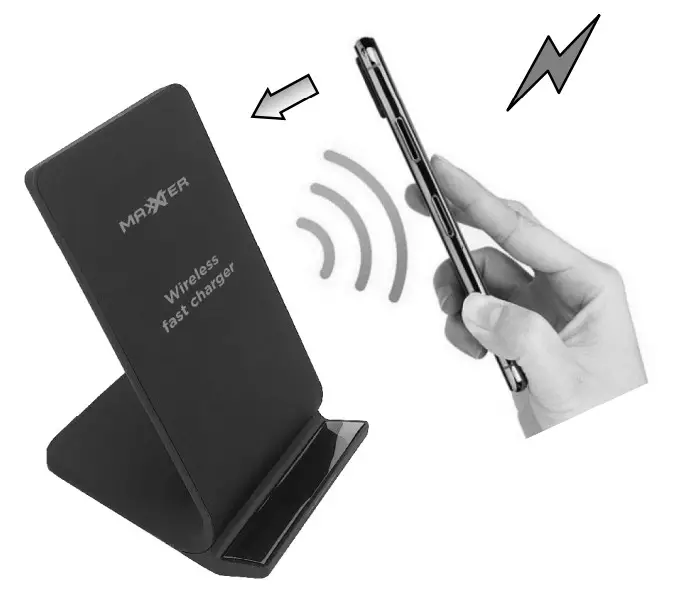 MAXXTER ACT-WPC10-02 Wireless Phone Charger Stand - 2