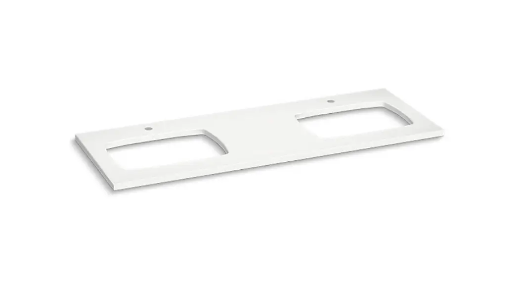 Kohler K-28257 Silestone Quartz 61 Inch Vanity Top With Double Carillon Rectangle Cutouts Instruction Manual Kohler K-28257 Silestone Quartz 61 Inch Vanity Top With Double Carillon Rectangle Cutouts Instruction Manual