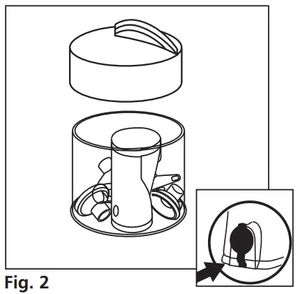 schill EX2101 Multisonic Ultrasonic Nebulisers - Overview of inhalation unit 25