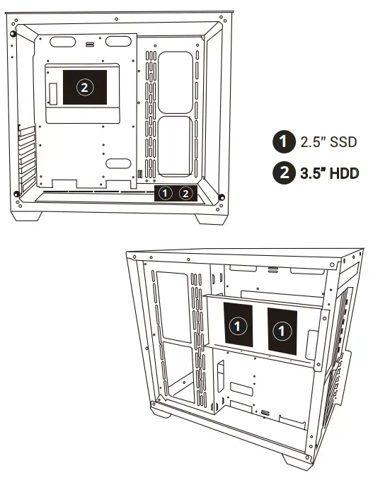 MARS GAMING I-O PANEL PC Gaming Case - ACCESSORY BAG CONTENTS 1