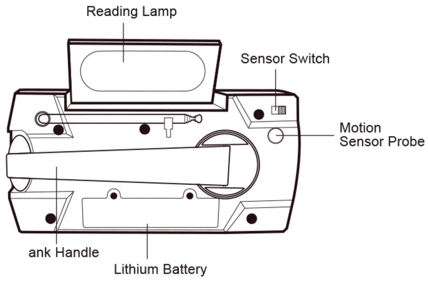 GREADIO GR-090P Wind Up Flash AM -FIG 2