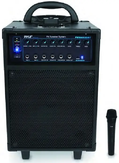 PYLE PWMA930IBT Wireless BT Portable PA Speaker System --