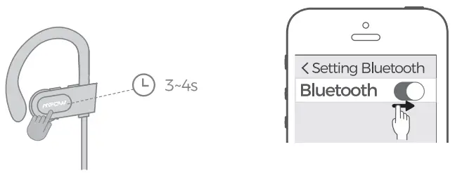 MPOW MPBH088ER Sports Bluetooth Earphones - 1