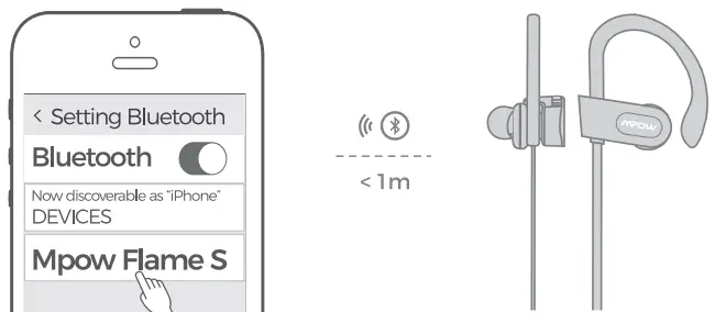MPOW MPBH088ER Sports Bluetooth Earphones - 2