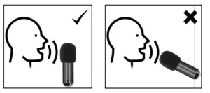 Positioning your microphone: