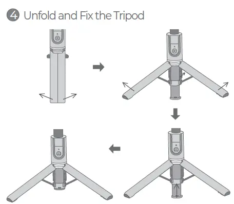 Unfold and Fix the Tripod