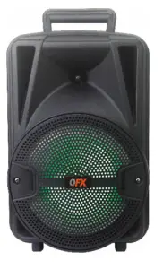 QFX PBX-BF8SM Portable Battery Speaker - protable battery